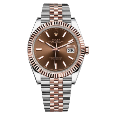 Dong Ho Rolex Datejust 41mm Steel Everose Gold Chocolate Dial 126331