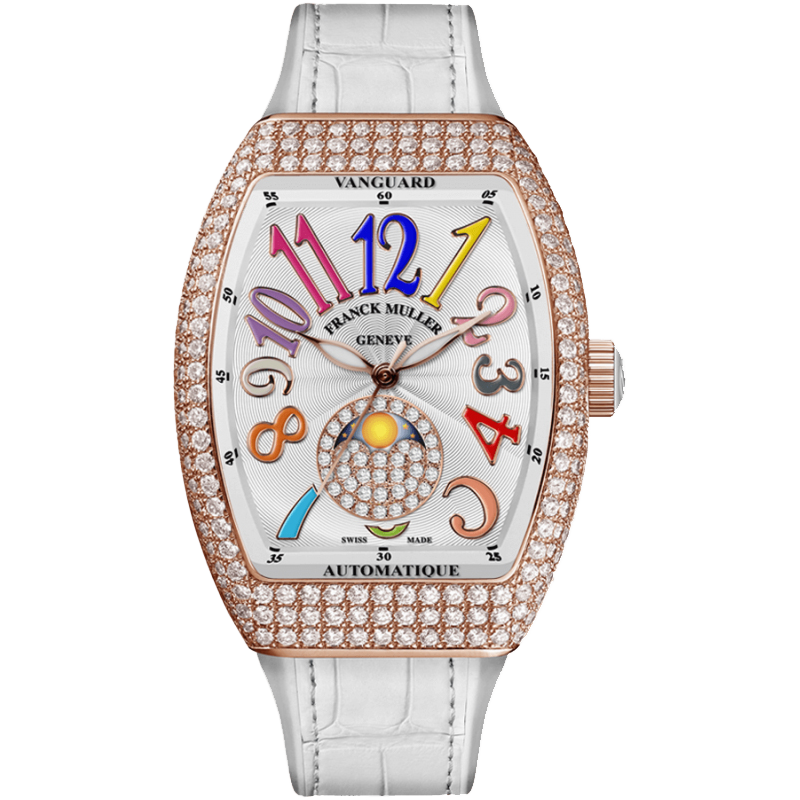 Đồng Hồ Franck Muller Vanguard Lady Moonphase V 32 SC FO L D CD 1P COLD