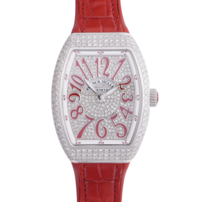 Frank Muller V32 Vanguard Full Diamonds Red