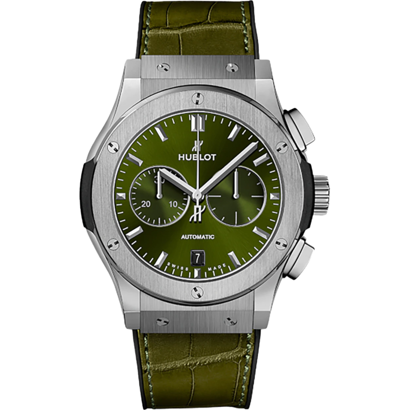 HUBLOT Classic Fusion Chronograph Titanium Green