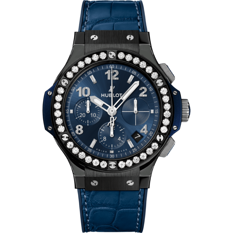 Hublot Big Bang Ceramic Blue Diamonds 41mm