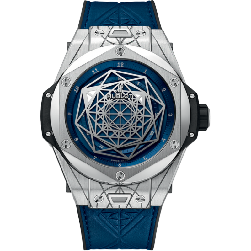 Hublot Big Bang Sang Bleu Steel Pave 39mm