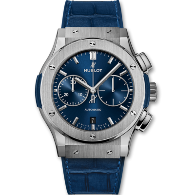 Hublot Classic Fusion Chronograph Titanium Blue 45mm