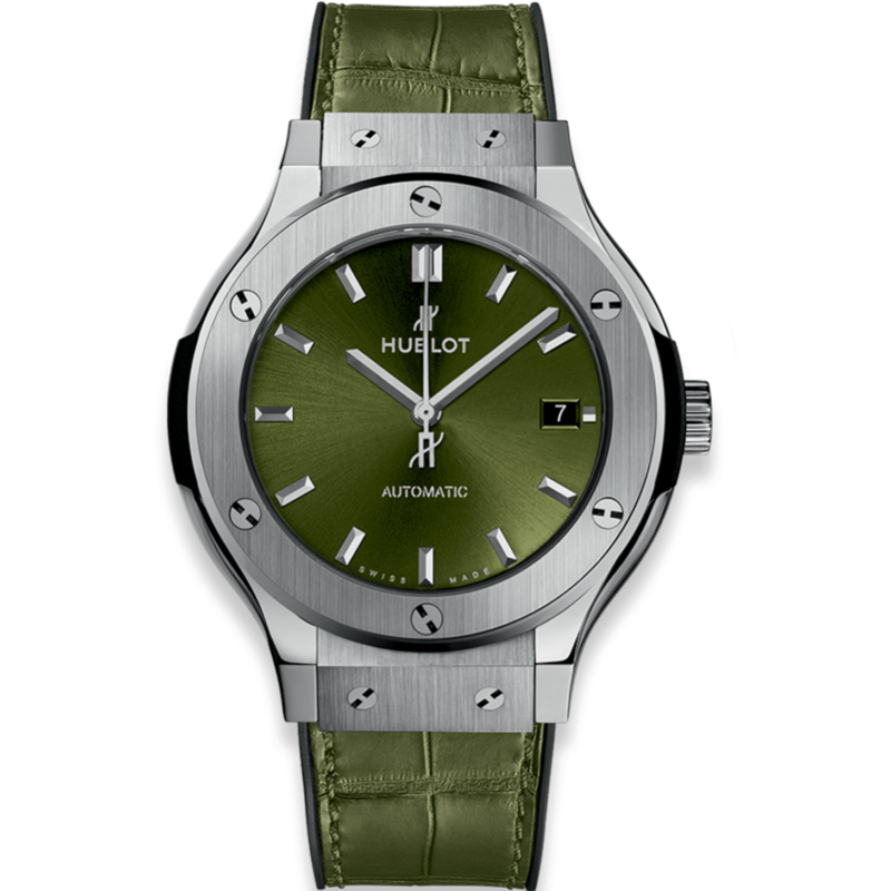 Hublot Classic Fusion Green Titanium 38mm