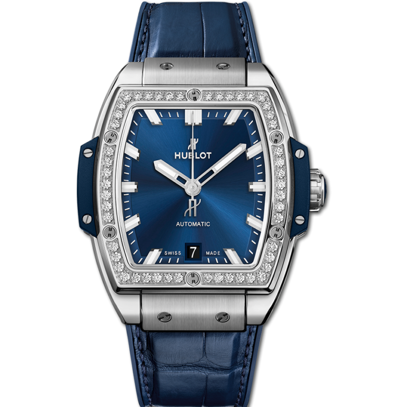 Hublot Spirit Of Big Bang Titanium Diamonds Automatic 39mm Blue