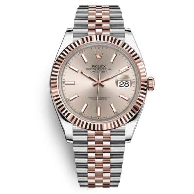 Rolex Datejust 41mm Sundust Dial Everose Gold 126331 day Jubilee 1