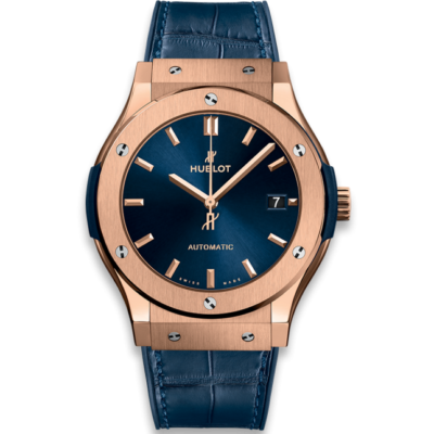 hublot classic fusion blue king gold