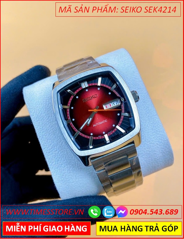 Cách chọn lựa đồng hồ Seiko mặt vuông phù hợp 12 Cách chọn lựa đồng hồ Seiko mặt vuông phù hợp
