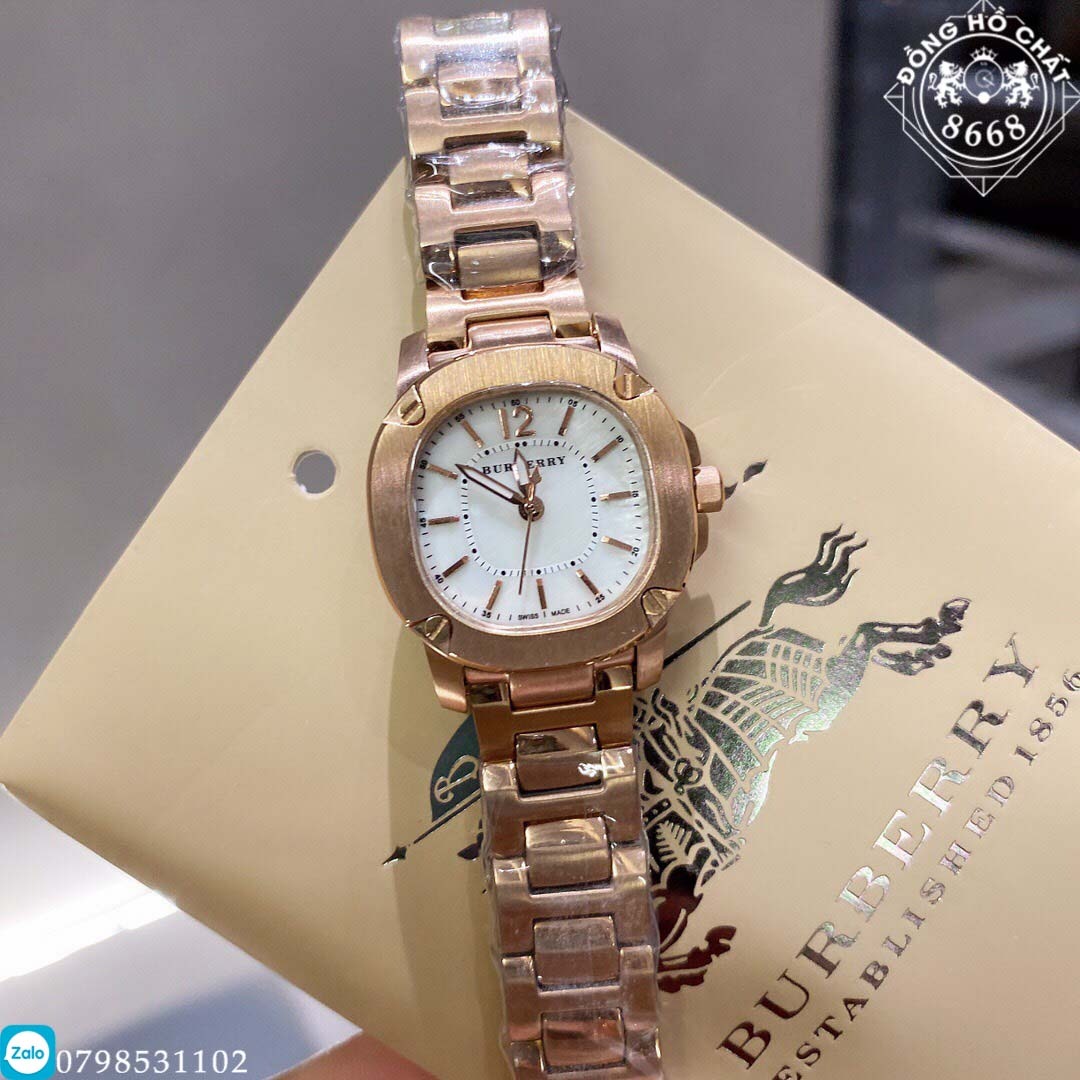 Đồng hồ Burberry nữ dây kim loại Đồng hồ Burberry nữ dây kim loại