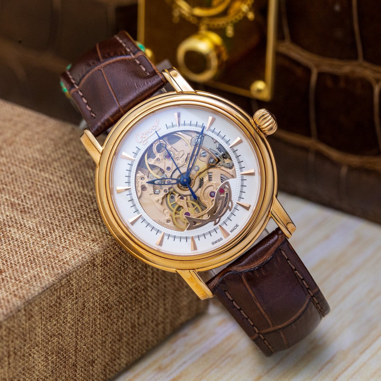 Thiết kế và tính năng của đồng hồ Ogival cá nhảy 9 Thiết kế và tính năng của đồng hồ Ogival cá nhảy