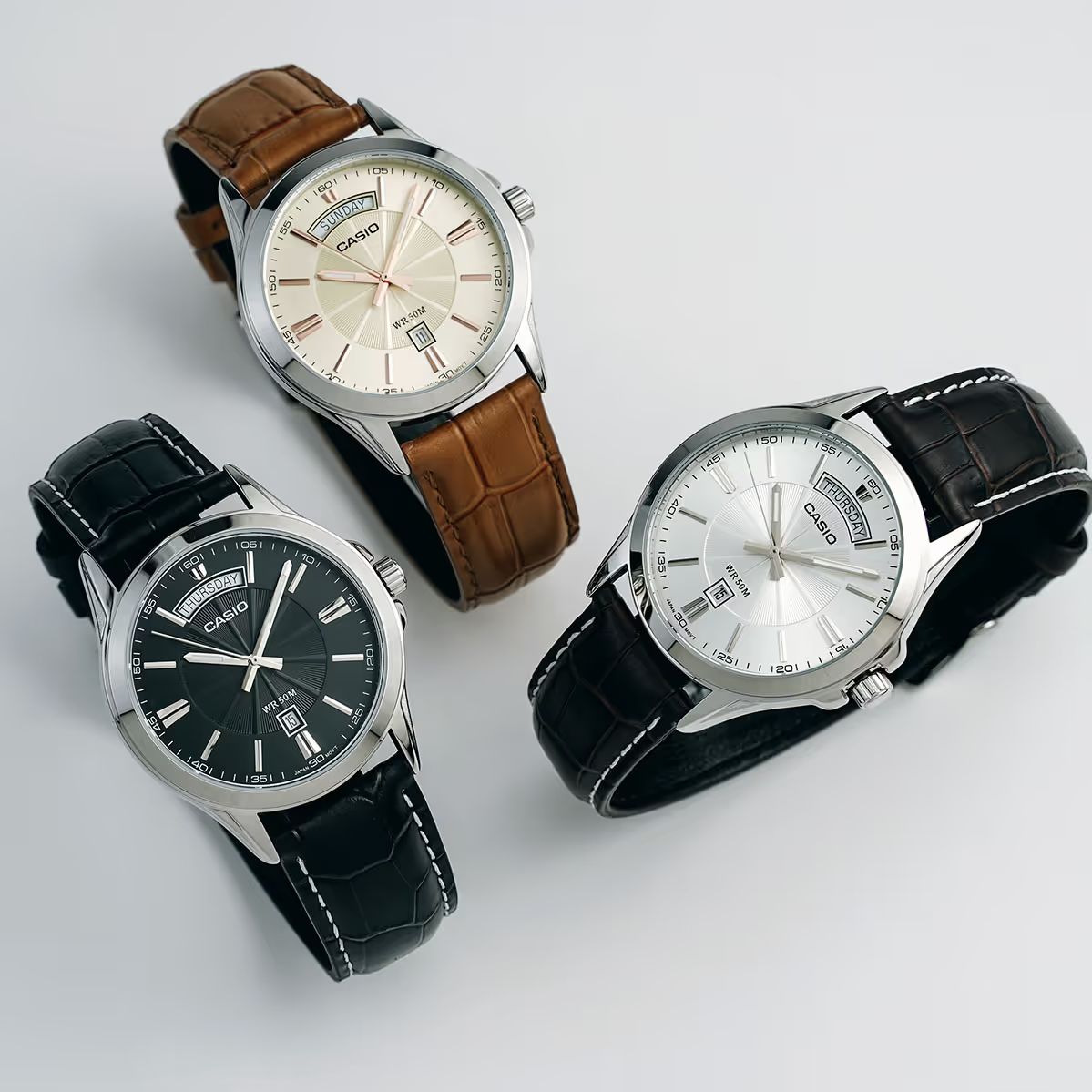 Đồng hồ Casio nam dây da – Vẻ đẹp lịch lãm vượt thời gian